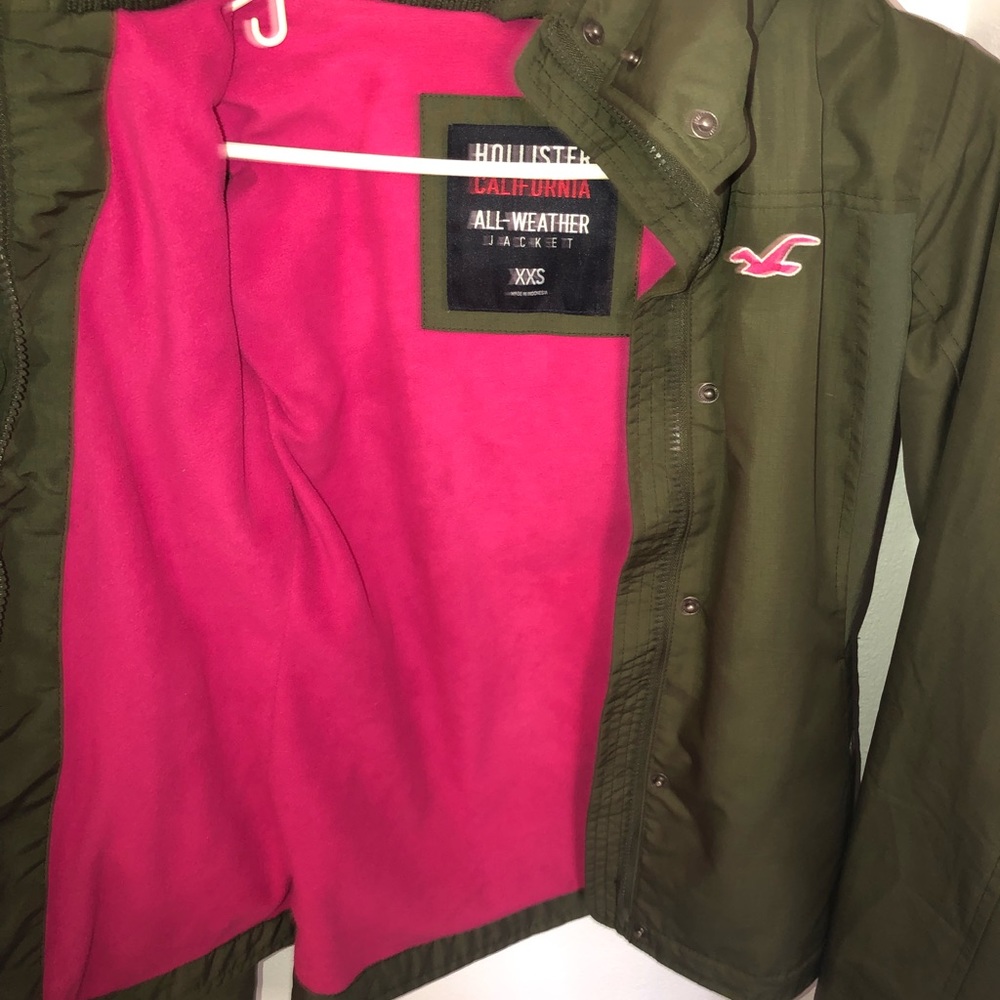 hollister military parka